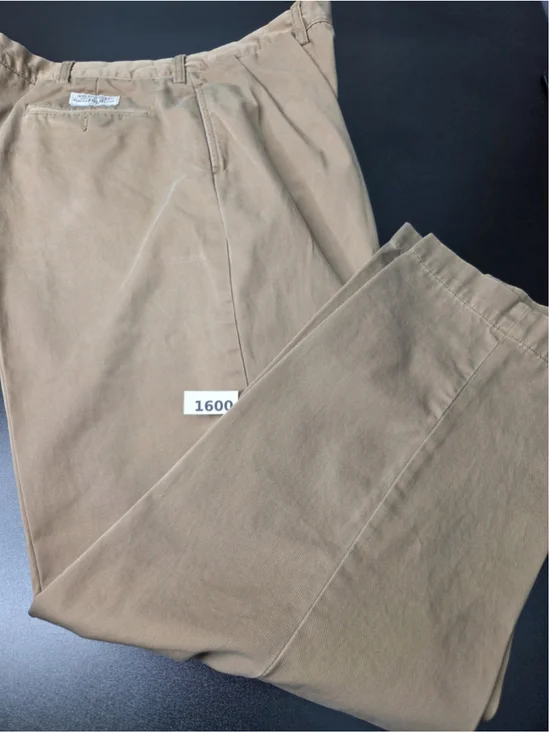 Ralph Lauren Polo Classic Chino Andrew Pant Khaki Pleated 40x30 #1600