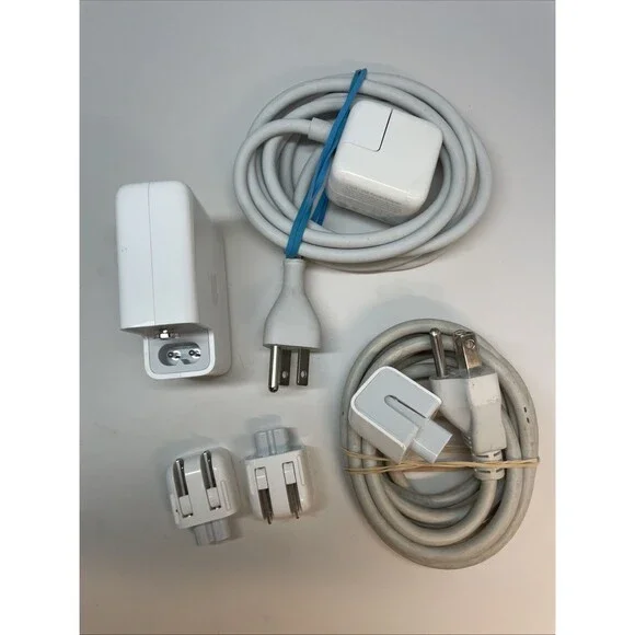 Genuine Apple A1718 Power Adapter Bundle - Charger, Extension Cords & Plugs