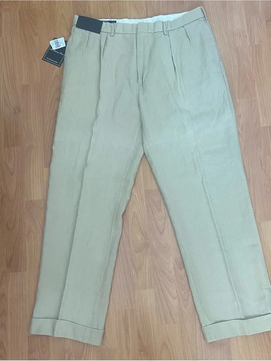 NWT Polo Ralph Lauren The Beaton Pant Preppy Costal Linen Pants Men’s 38/30