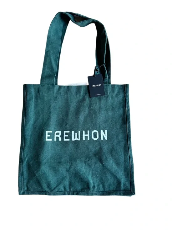Erewhon Dark Teal Canvas Tote Bag