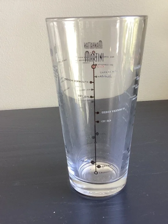 Libbey Duratuff Glass Cocktail Mixer Shaker Includes Receipes