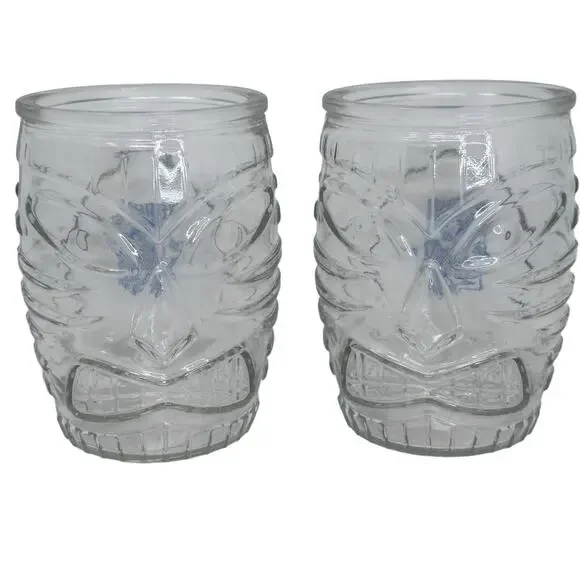 Terrapin Beer Co Athens Georgia Luau Krunkles Tiki Mug Glass Libbey 92142 Pair
