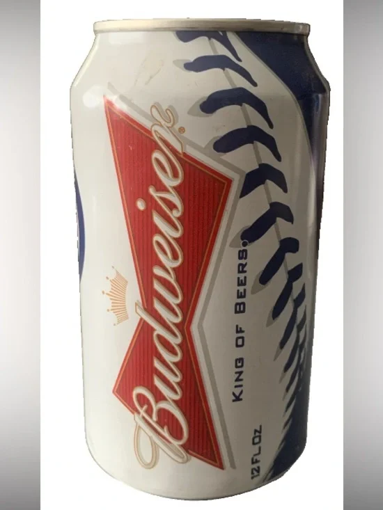 Vintage Beer Can Budweiser MLB Cubs Limited Edition Can Chicago Tab Empty