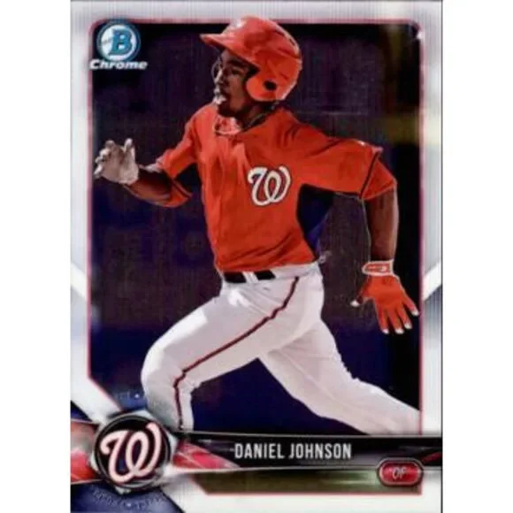 2018 Bowman Chrome Prospects Daniel Johnson BCP3 Washington Nationals