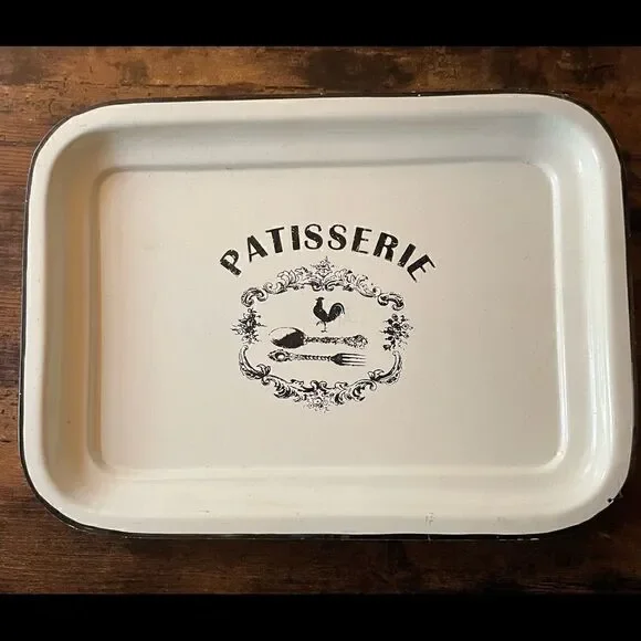 VNT French Patisserie Metal Cream KitchenTray