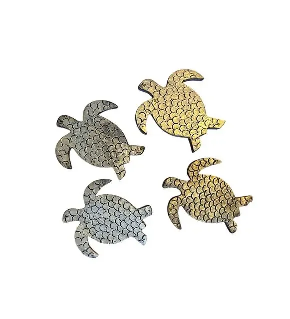 Sea Turtles Wooden Coaster Set of 4 6