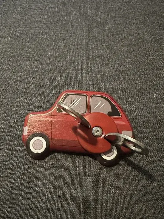 Red Car Wall Mount Bottle Opener Wooden Novelty Vintage Style Bar Garage Decor