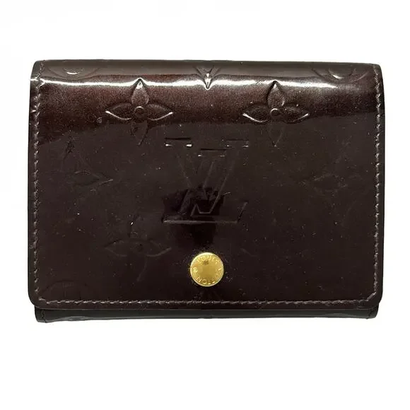 Louis Vuitton Enveloppe Carte de Visit Monogram Vernis Business Card Holder