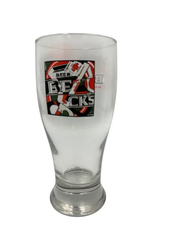 Becks Pilsner Glass 16 Oz Belgian Beer Style The Art Of German Brewing