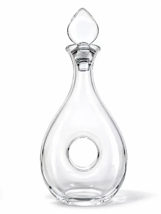 LENOX DONUT TUSCANY CLASSICS CRYSTAL DECANTER with stopper 32oz Clean