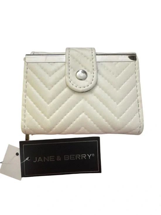 Jane & Berry Cream Quilted Women's Wallet