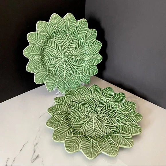SET of 2 Lemon Leaf 13