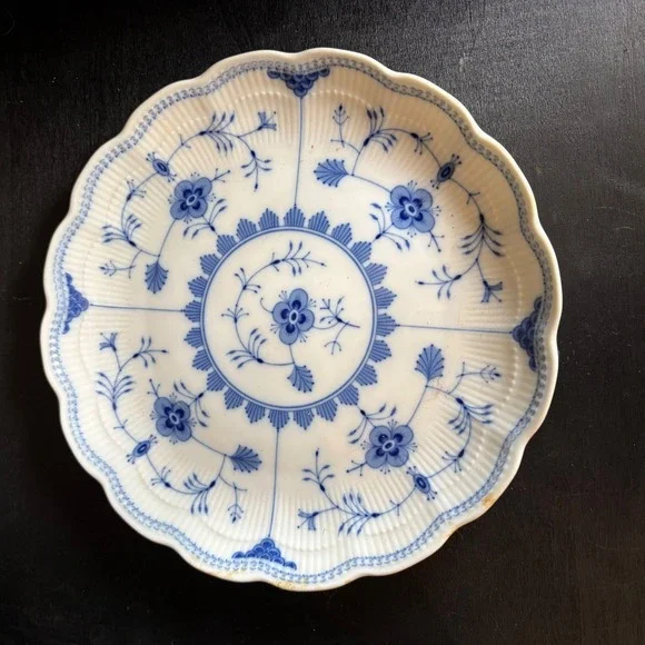 Kaiser Germany Romantica Bornholm Plate K Nossek Echt Kobalt Blue Floral 7.5