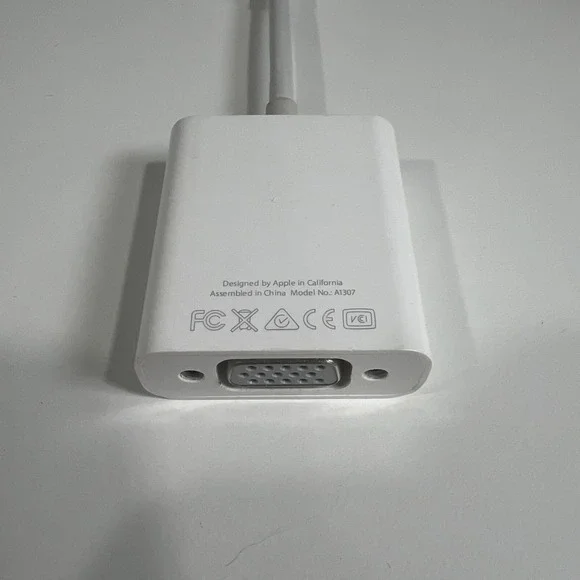 Apple Mini DisplayPort to VGA Adapter White Model A1307