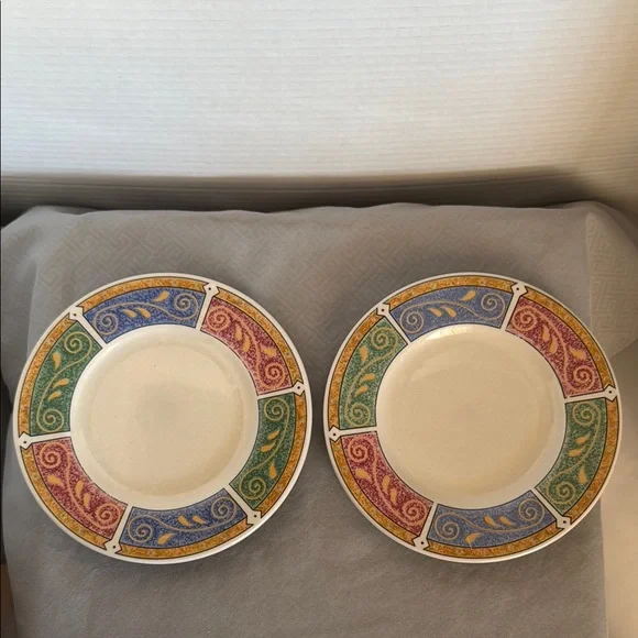 Vintage Majesticware Persia 1996 Side Plates by Sakura Designed by Sue Zipkin