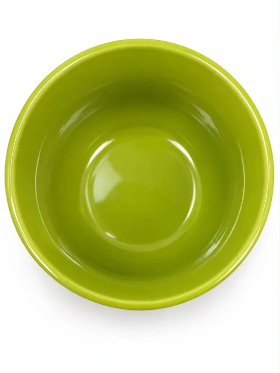 Bright Green Ceramic Serving Bowl by