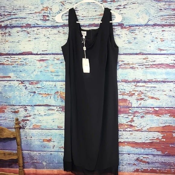Armani Collezioni Black Midi Dress