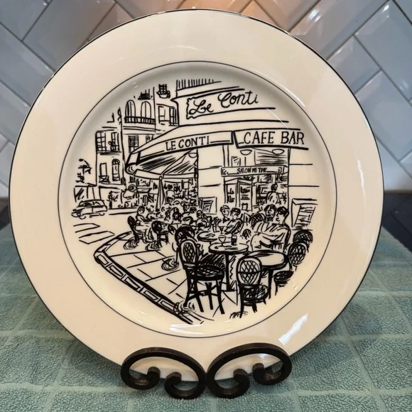 Mikasa Parisian Scene Susan Steinburg Dinner Plate 10.75