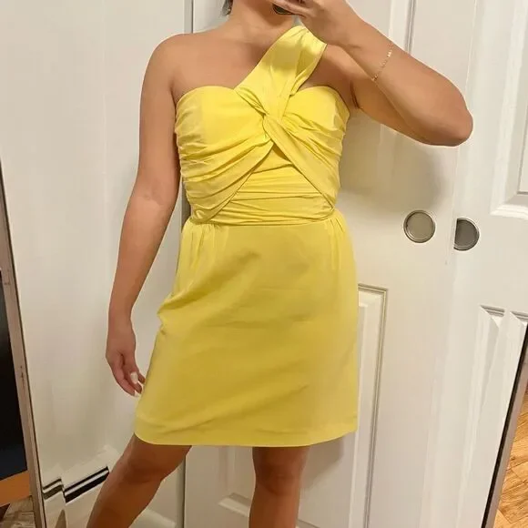 Mara Hoffman one shoulder mini dress