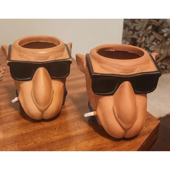 Set Of 2 Vinatge‎ Joe Camel Drinking Kozies Drink Holders