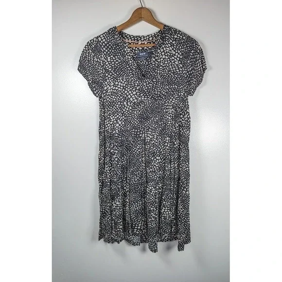 Maeve by Anthropologie Tiered Mini Dress Medium‎ Boho Flowy Babydoll Whimsigoth