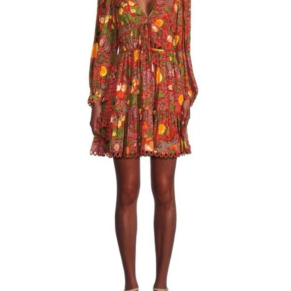 Rhode  Rhedyn V-Neck Minidress