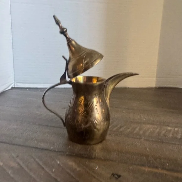 Middle Eastern Brass Coffee Pot