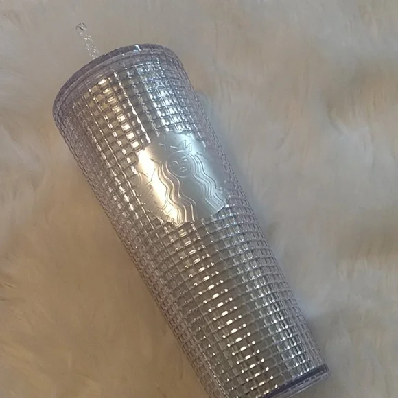 Starbucks 2020 Holiday Silver Disco Tumbler