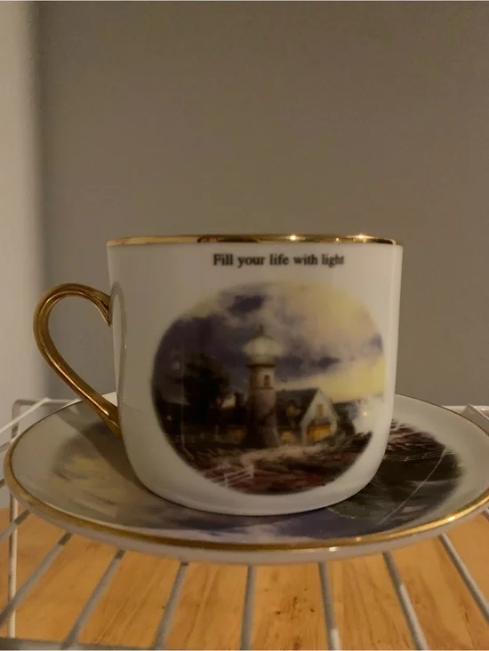 Teleflora Thomas kinkade Cup And Saucer