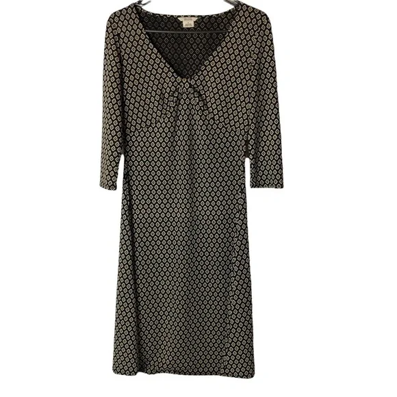 MICHAEL Michael Kors Daisy‎ Print 3/4 Sleeve Dress Size 4