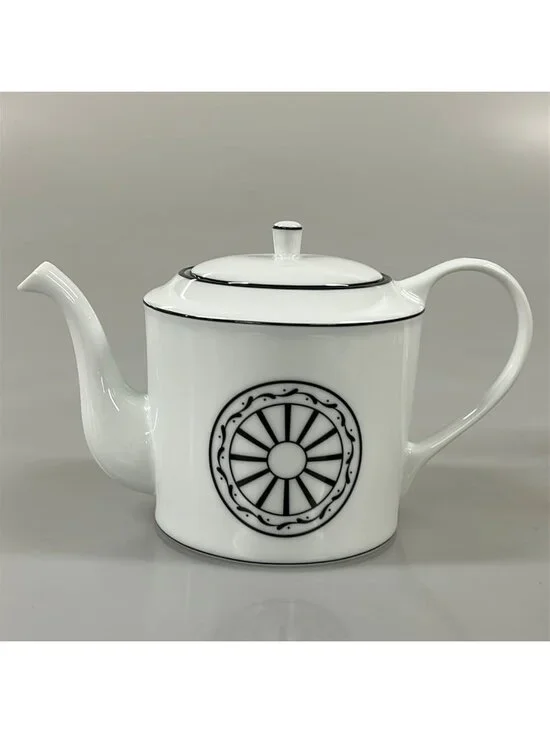 Dior Dishwasher Like White Black Teapot