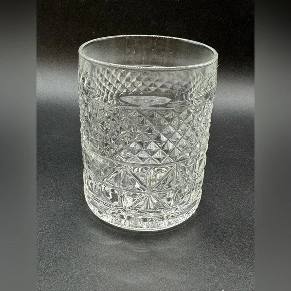 Vintage Anchor Hocking Wexford Old Fashioned / Rocks Glass Straight Side Tumbler