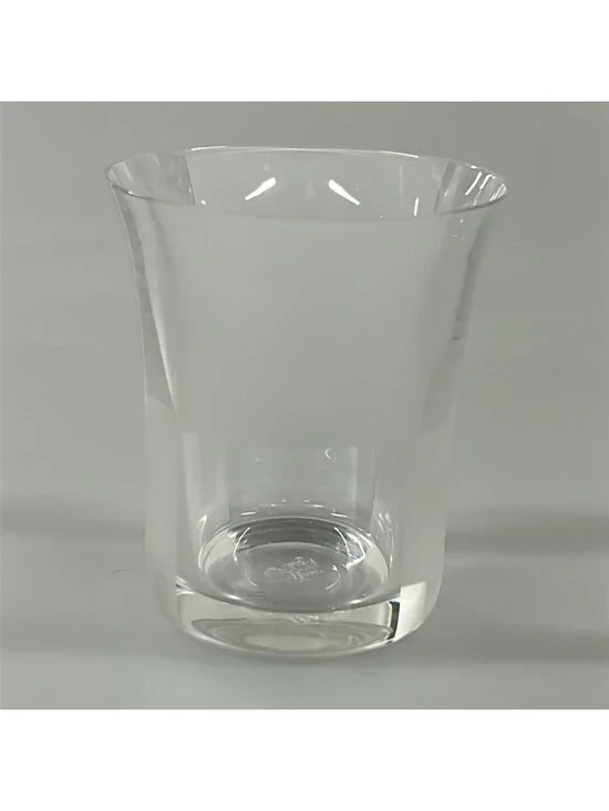 Hermes Dishware Like Clear White Sri Glass Ichimatsu Pattern