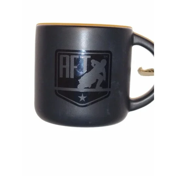AFT (American Flat Track) Brand Black Gun Metal Coffee Mug