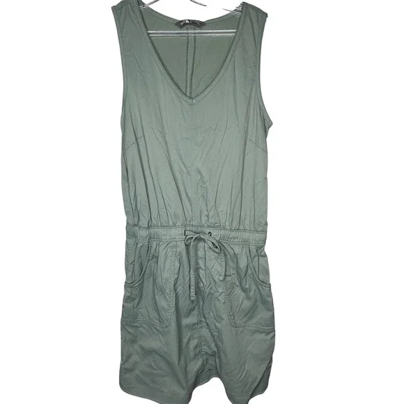 The North Face Aphrodite Dress SMALL Women V Neck‎ Sleeveless Drawstring  Dress