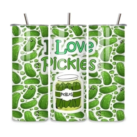 I Love Pickles 20oz Stainless Steel Tumbler