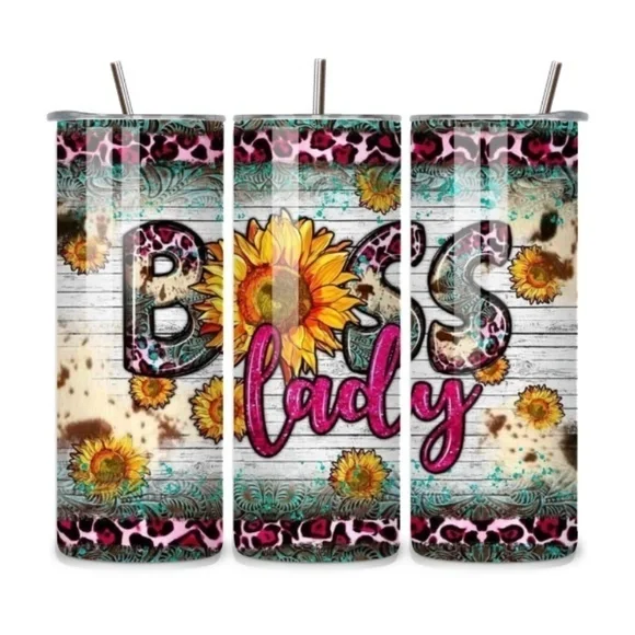 Boss Lady 20oz Stainless Steel Tumbler