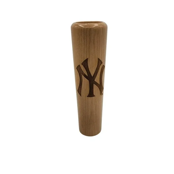 New York Yankees Dugout Mug Wooden Baseball Bat Wood Drink Cup MLB 10