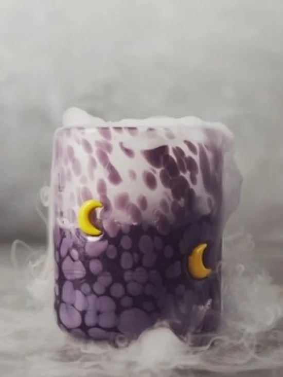 NWT Anthropologie Mystic Icon Halloween Juice Glass Moon