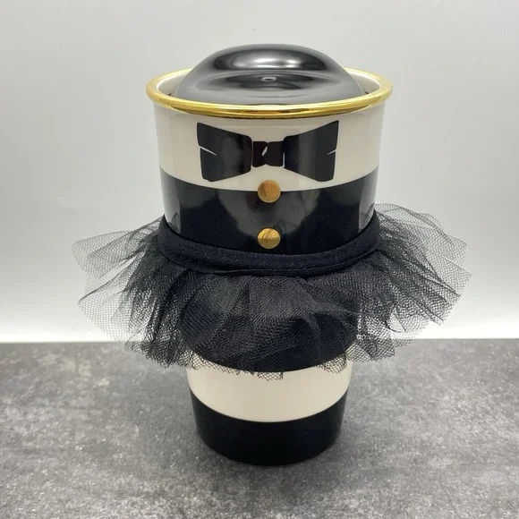 Starbucks Alice‎ & Olivia Tuxedo Mug + Tutu 12 oz Ceramic Traveler Tumbler 2013