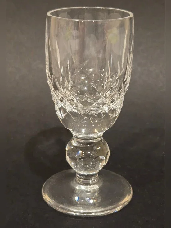 Waterford Kilcash Crystal Cordial Elegant Clear Stemware