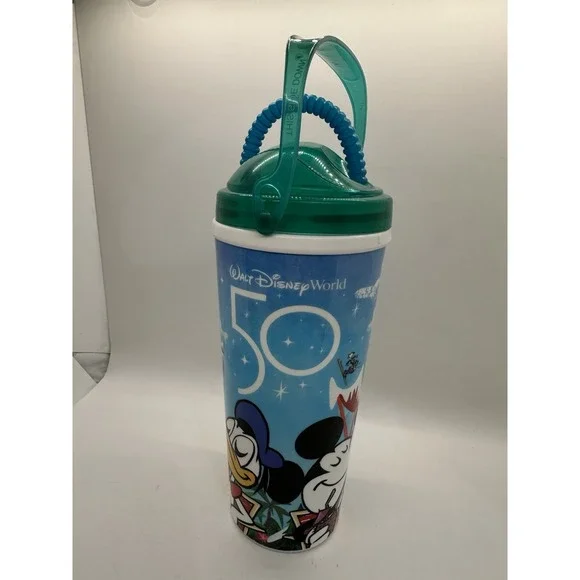 Walt Disney World 50th‎ Anniversary Refillable Cup Typhoon Lagoon Blizzard Beach