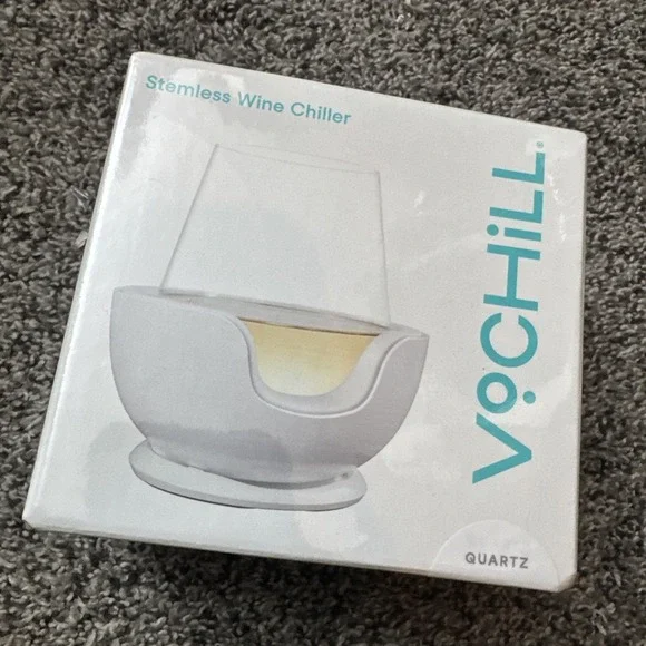 Stemless Wine Glass Chiller | Keep the Chill In Your Stemless Single Quartz New