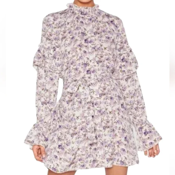 Nasty Gal Collection Floral Mini Dress Size 8