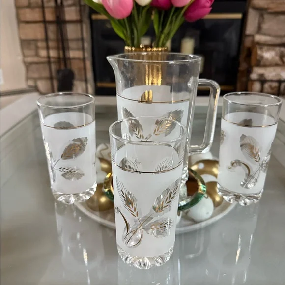 Mid Century Covetro Italian DeValBor Cocktail Set
