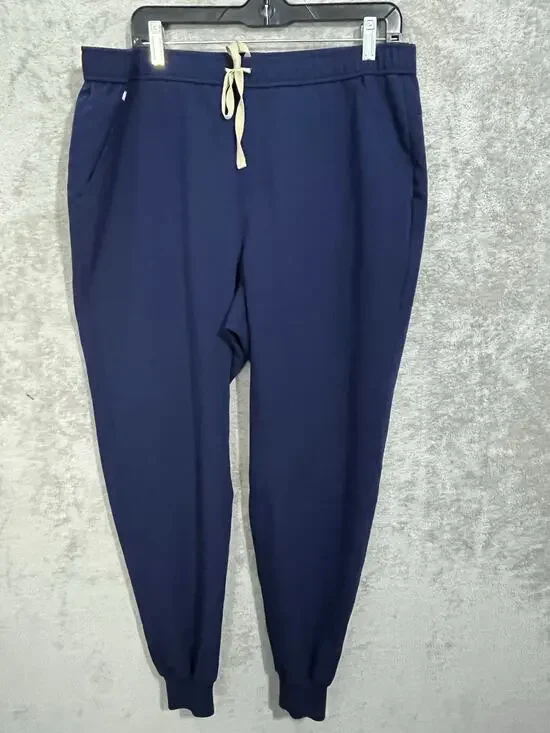 Figs Tech Collection Jogger Scrubs XL Navy Nurse Uniform