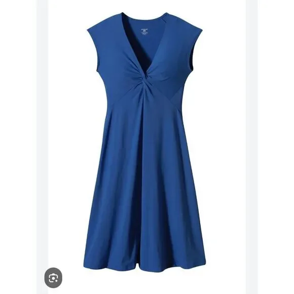 Patagonia Bandha Blue Sleeveless Dress Women’s Sz Small