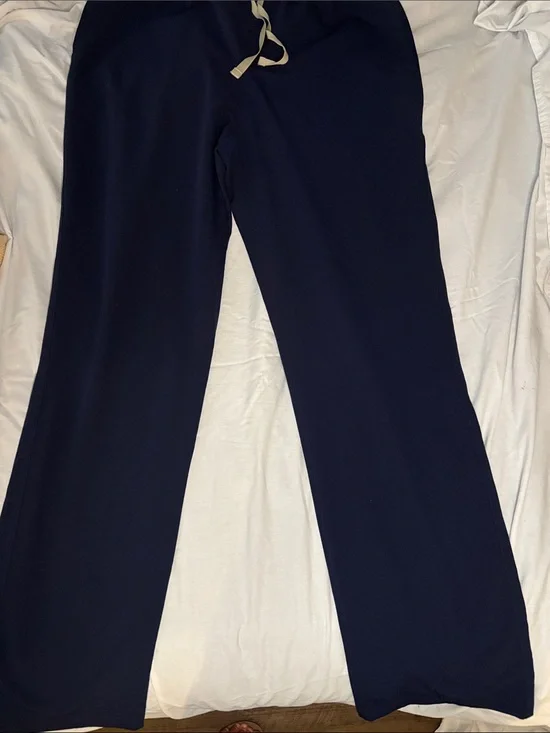 FIGS Technical Collection Scrub Pants XL Tall Navy Straight Leg FMS001