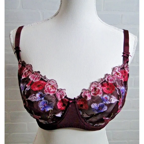 Victoria's Secret Dream Angels Push-up Without Padding Bra Purple Size 36DDD NWT