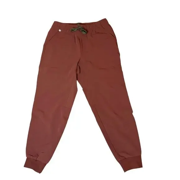 FIGS Tansen Jogger Scrub Pants NWT • SS Short Small • Terracotta​